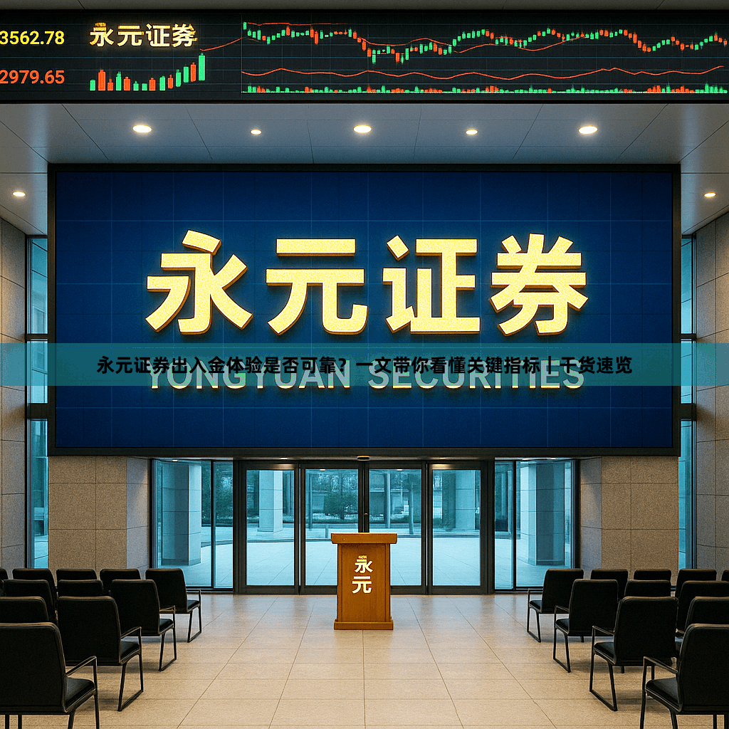 永元证券出入金体验是否可靠？一文带你看懂关键指标｜干货速览