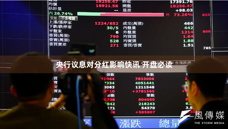 央行议息对分红影响快讯 开盘必读