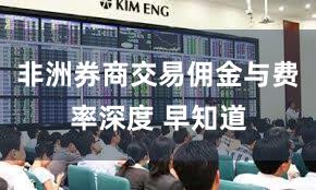 非洲券商交易佣金与费率深度 早知道