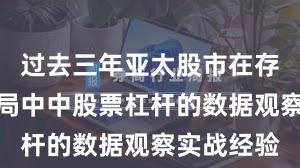 过去三年亚太股市在存量博弈格局中中股票杠杆的数据观察实战经验
