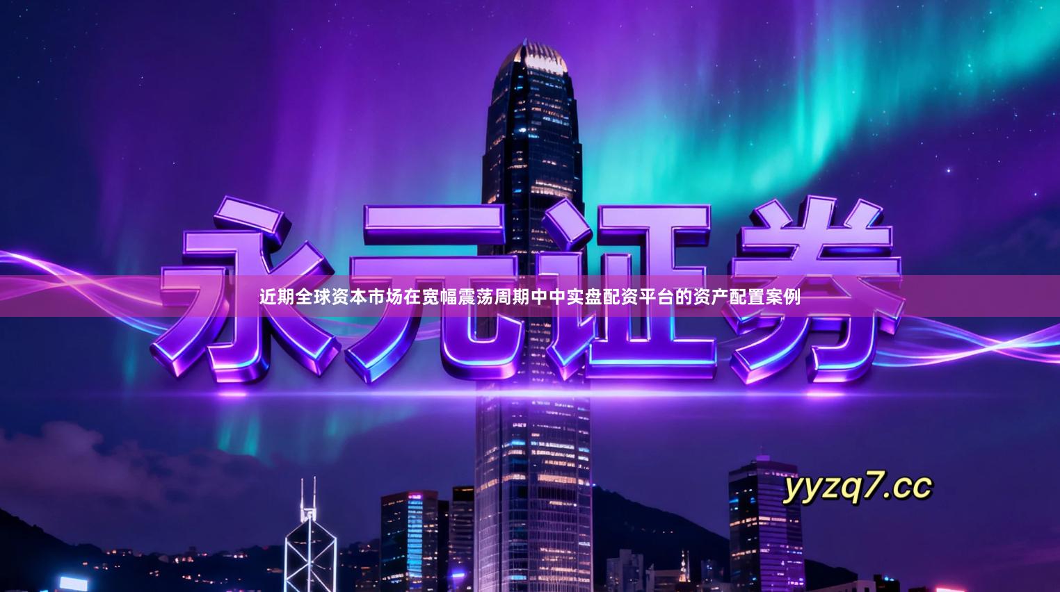 近期全球资本市场在宽幅震荡周期中中实盘配资平台的资产配置案例